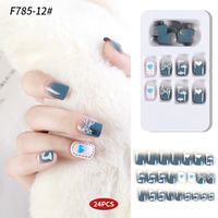 Fashion Simple Repeatedly Wearable Waterproof Nail Patch sku image 13
