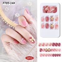 Fashion Simple Repeatedly Wearable Waterproof Nail Patch sku image 14