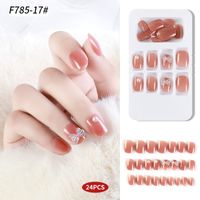 Fashion Simple Repeatedly Wearable Waterproof Nail Patch sku image 5