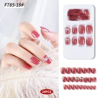 Fashion Simple Repeatedly Wearable Waterproof Nail Patch sku image 10