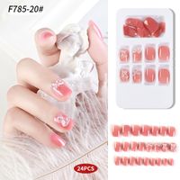Fashion Simple Repeatedly Wearable Waterproof Nail Patch sku image 7