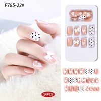 Fashion Simple Repeatedly Wearable Waterproof Nail Patch sku image 4