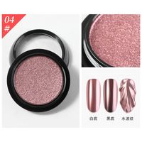 Manicure Mirror Titanium Eye Shadow Cake-shaped Solid Powder sku image 2