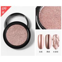 Manicure Mirror Titanium Eye Shadow Cake-shaped Solid Powder sku image 12