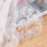 Nail Accessories Wholesale Aurora Crystal Resin Frosted Bow Mixed Decoration sku image 1