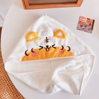 Cute Tiger Pattern Quick-drying Towel Shower Cap sku image 1