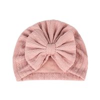 Children's Headwear Wholesale Solid Color Wheat Ear Pattern Bow Hat sku image 4