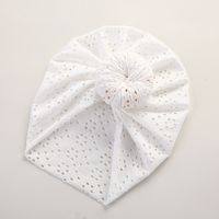 Cute Lace Hole Donut Baby Solid Color Cap Children's Headwear sku image 8