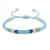 Bohemian Style Multi-layer Blue Bead Turquoise Woven Bracelet sku image 2