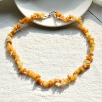 Beach Irregular Artificial Gemstones Alloy Women'S Necklace sku image 13