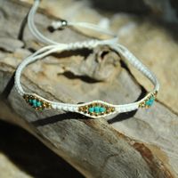 Ethnic Style Rhombus Bead, Braided Rope Braid Women's Bracelets sku image 3