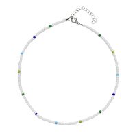 Mode Mehrschichtige Perle Türkis Farbe Perlen Schlüsselbein Kette Weiblich sku image 1