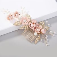 Bridal Headwear New Forest Blue Flower Hair Comb Knot Wedding Accessories sku image 40