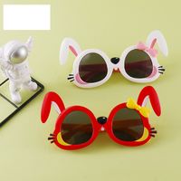 Cute Cartoon Rabbit Shaped Polarized Children's Sunglasses main image 3