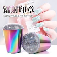 Tampon En Silicone Pour Ongles Colorés Géométriques Simples À La Mode main image 1