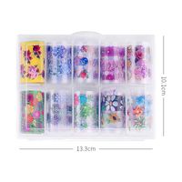 Fashion Starry Transfer Paper Colorful Laser Sticker Nail Art main image 6