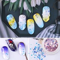 Mixed Glitter Powder Sequins Laser Gradient Flash Color Nail Jewelry main image 4