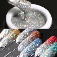 Mode Laser Sequin Kaléidoscope Gel De Vernis À Ongles En Gros main image 1