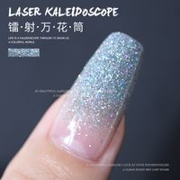 Mode Laser Sequin Kaléidoscope Gel De Vernis À Ongles En Gros main image 3