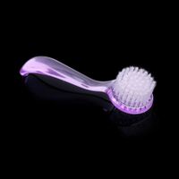 Fashion Nail Art Round Head With Cover Long Handle Dust Cleaning Nail Brush main image 4