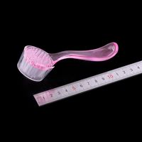 Fashion Nail Art Round Head With Cover Long Handle Dust Cleaning Nail Brush main image 5