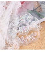 Nail Accessories Wholesale Aurora Crystal Resin Frosted Bow Mixed Decoration main image 1