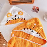 Cute Tiger Pattern Quick-drying Towel Shower Cap main image 1