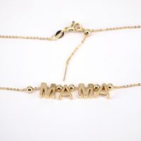 Fashion Mama Letter Necklace Mother's Day Gift Fashion Copper Jewelry main image 6