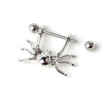 Fashion Body Piercing Jewelry Medical Spider Alloy Nipple Ring main image 3