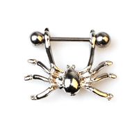 Fashion Body Piercing Jewelry Medical Spider Alloy Nipple Ring main image 4