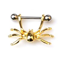 Fashion Body Piercing Jewelry Medical Spider Alloy Nipple Ring main image 5