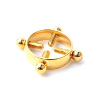 Adjustable Stainless Steel Piercing Jewelry Electroplating Clip Wholesale main image 4
