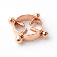 Adjustable Stainless Steel Piercing Jewelry Electroplating Clip Wholesale main image 5