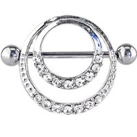 Wholesale Diamond U-shaped Rod Breast Ring Body Puncture Jewelry Wholesale main image 1