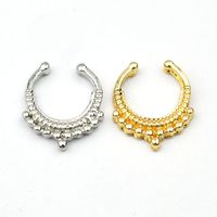 Wholesale Body Piercing Jewelry Fake Gold-plated Alloy Nose Ring main image 4