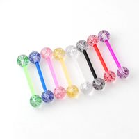 Corps Piercing Bijoux Uv Soft Rod Langue Nail Acrylique En Gros main image 4