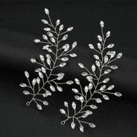 Fashion Full-drill Hairpin Diamond Leaf Shape Hair Accessories main image 3