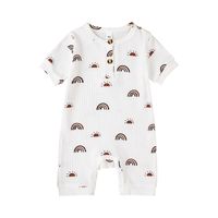 New Baby Short-sleeved Romper Korean Casual One-piece Children's Clothing main image 6