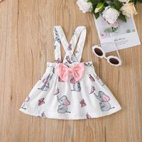 Cute Short-sleeved Romper Cartoon Summer New Baby Dress 2-piece Set main image 4