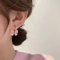 Fashion Spring Retro Bow Dot Alloy Earrings Female main image 3