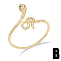 Fashion Hip-hop Snake Bracelet Retro Snake Copper Bracelet main image 4