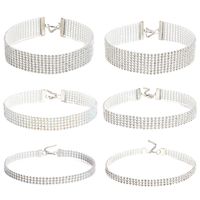Fashion Short Collarbone Necklace Multi-layer Full Diamond Necklace Wholesale main image 6
