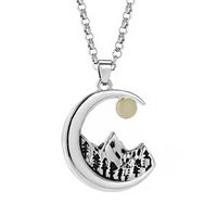 New Moon Cat On The Moon Clavicle Chain Alloy Necklace Wholesale main image 3