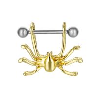 Fashion Body Piercing Jewelry Medical Spider Alloy Nipple Ring sku image 2