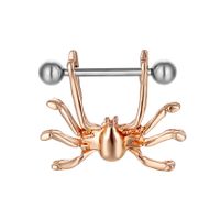 Anneau De Mamelon En Alliage D&#39;araignée Médicale De Bijoux De Piercing De Corps De Mode sku image 3