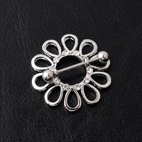 Ethnic Style Geometri Piercing Jewelry Stainless Steel Nipple Ring sku image 1