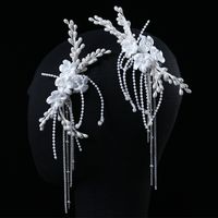 Fashion Retro Bridal Headdress Pearl Flower Hairband sku image 1