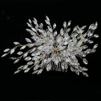 Art Und Weise Eingelegte Diamantart Und Weiseblumen-brauthaarnadel sku image 1