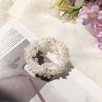 Simple Pearl Hair Rope Bracelet Dual-use Retro Accessories sku image 1