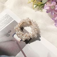 Simple Pearl Hair Rope Bracelet Dual-use Retro Accessories sku image 2